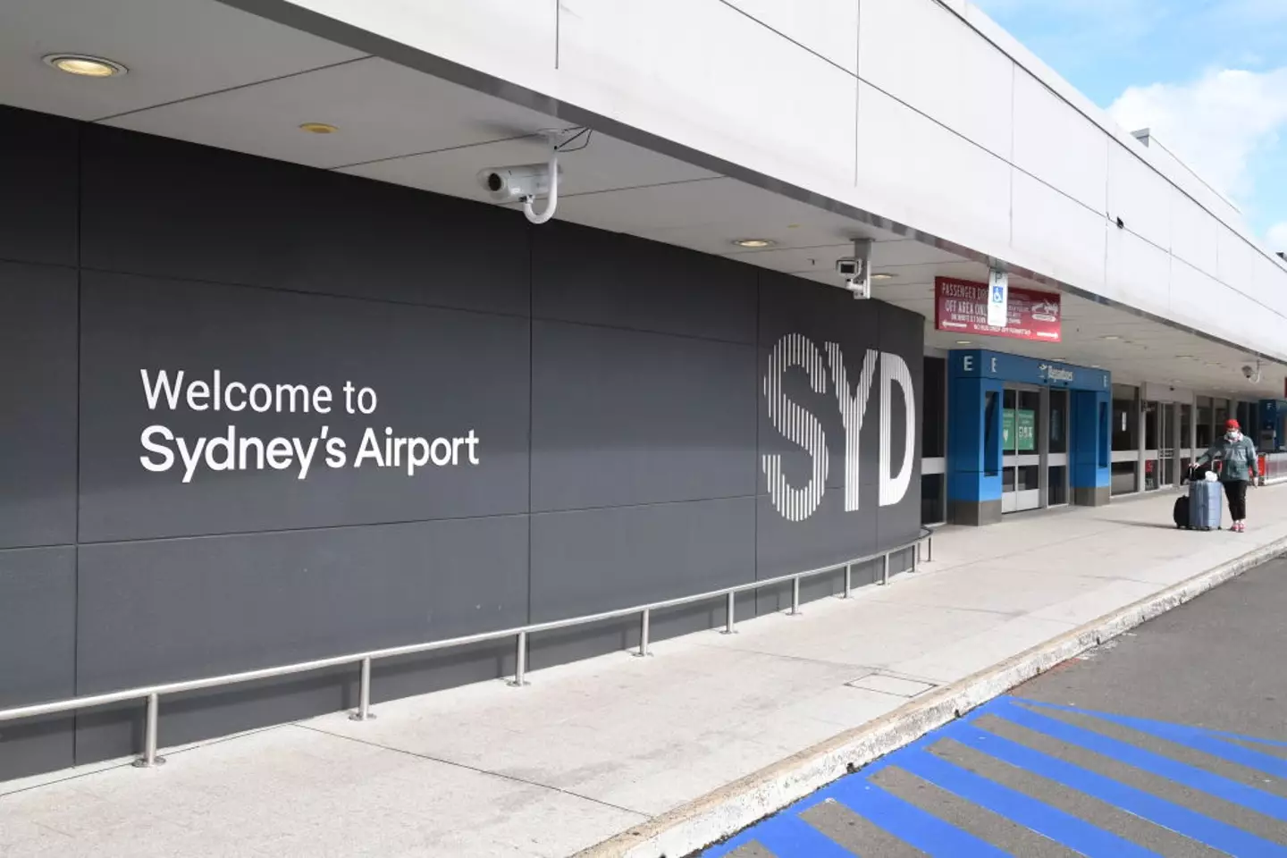 The plane took off from Sydney Airport before landing back again (James D. Morgan/Getty Images)