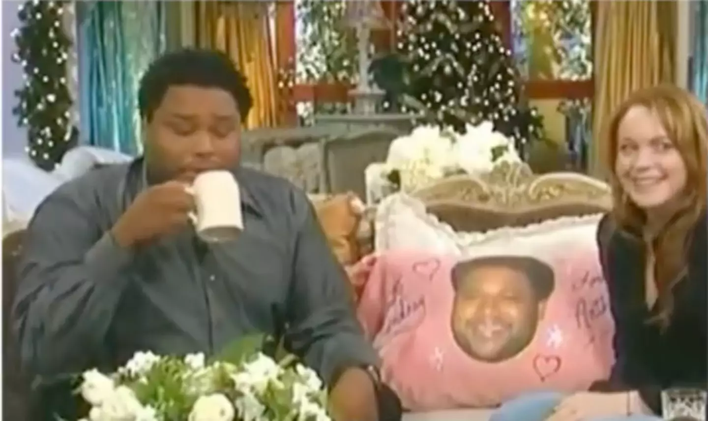 Lindsay Lohan featured on the Sharon Osbourne show when Anthony Anderson was hosting (Syndication)