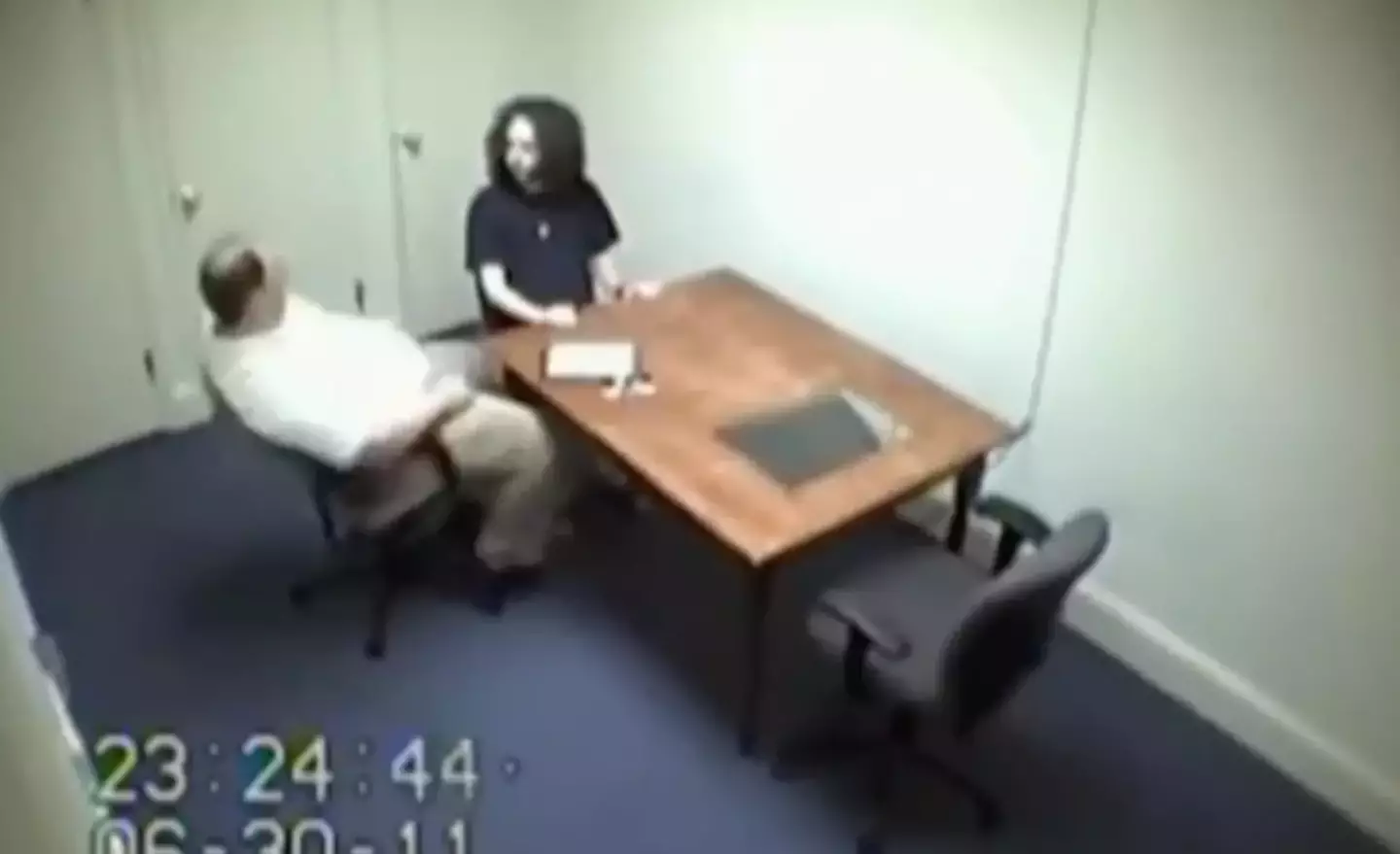 Footage from McDaniel's police interrogation is also very creepy.