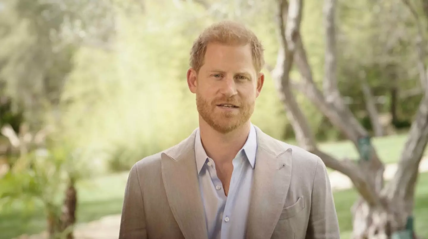 The Duke of Sussex did not name the woman who took his virginity, but fans have been quick to speculate. (Handout/Sport Gives Back Awards via Getty Images)