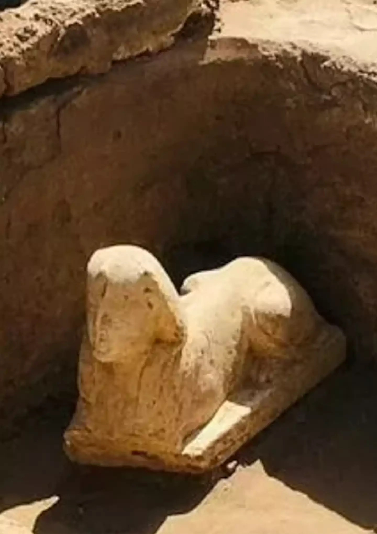 The artefact was discovered in the remains of a shrine in a temple in Qena Province.