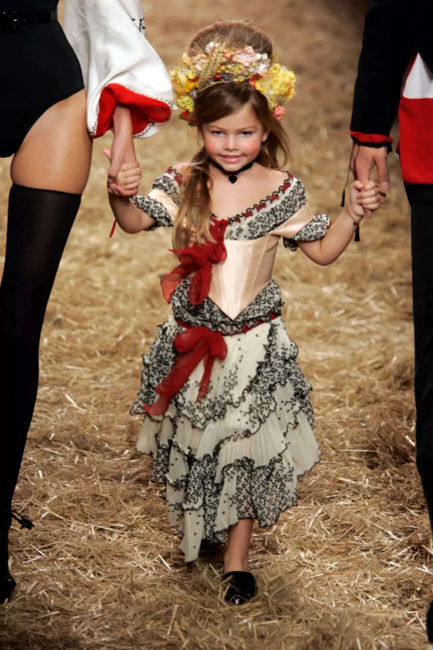 Thylane Blondeau on the runway at Jean Paul Gaultier's spring 2006 show (Fairchild Archive/Penske Media via Getty Images)