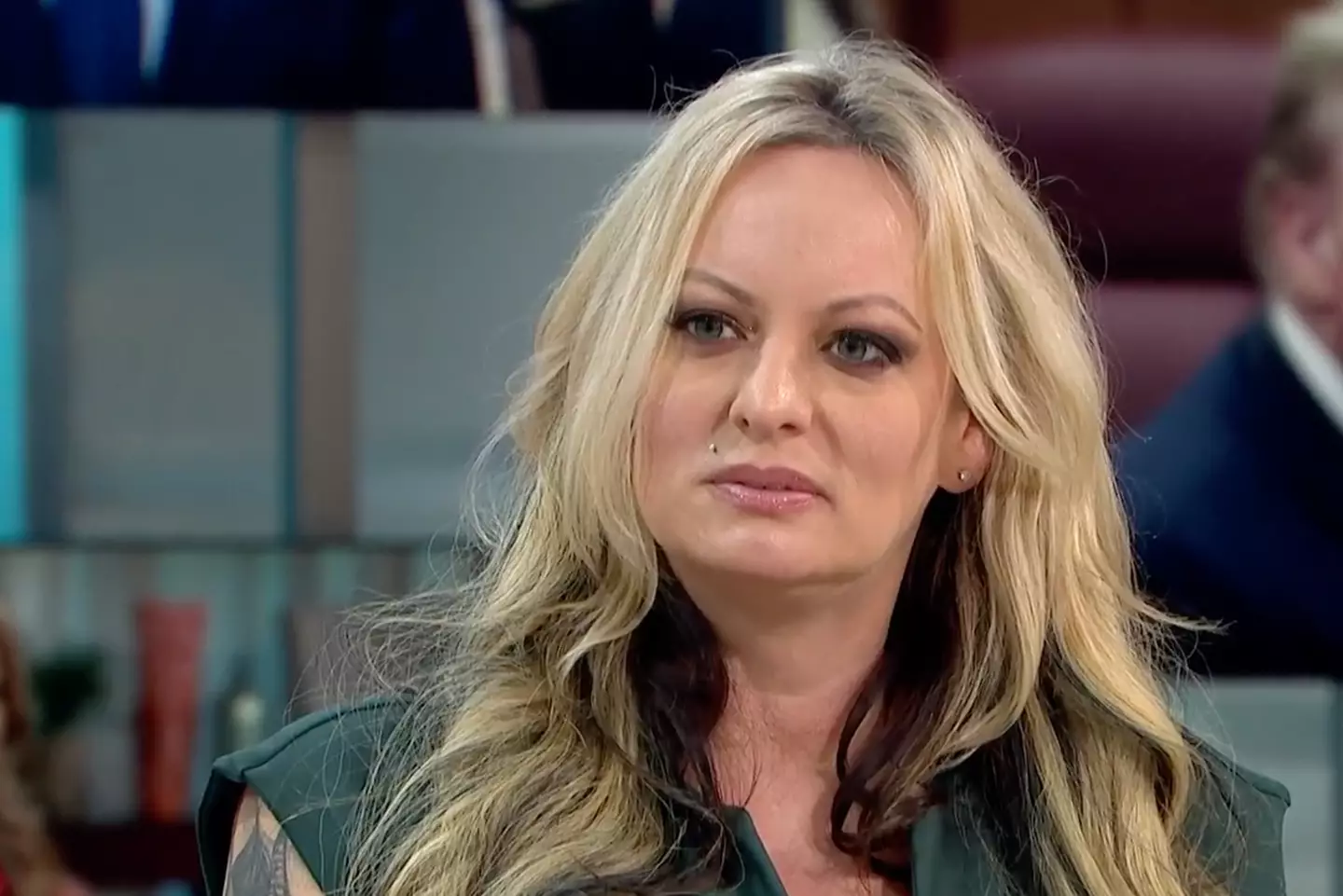 Stormy Daniels on Good Morning Britain.
