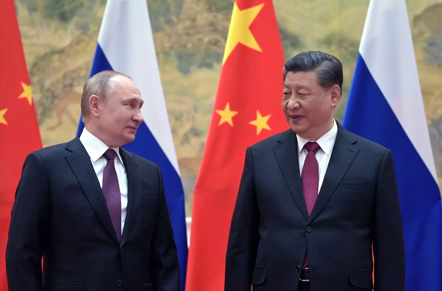 Vladimir Putin and Xi Jinping
