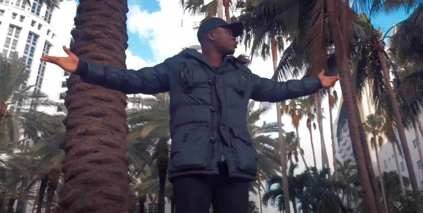 The music video for 'Man's Not Hot'.