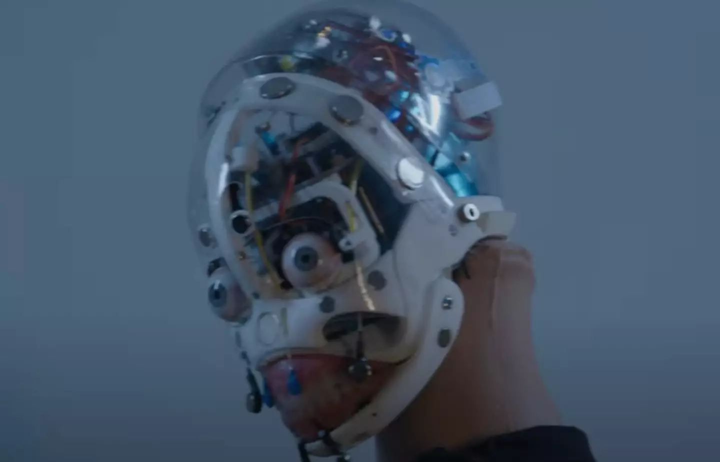 The humanoid robots use AI to form an even closer 'bond' with a human (YouTube/Realbotix)