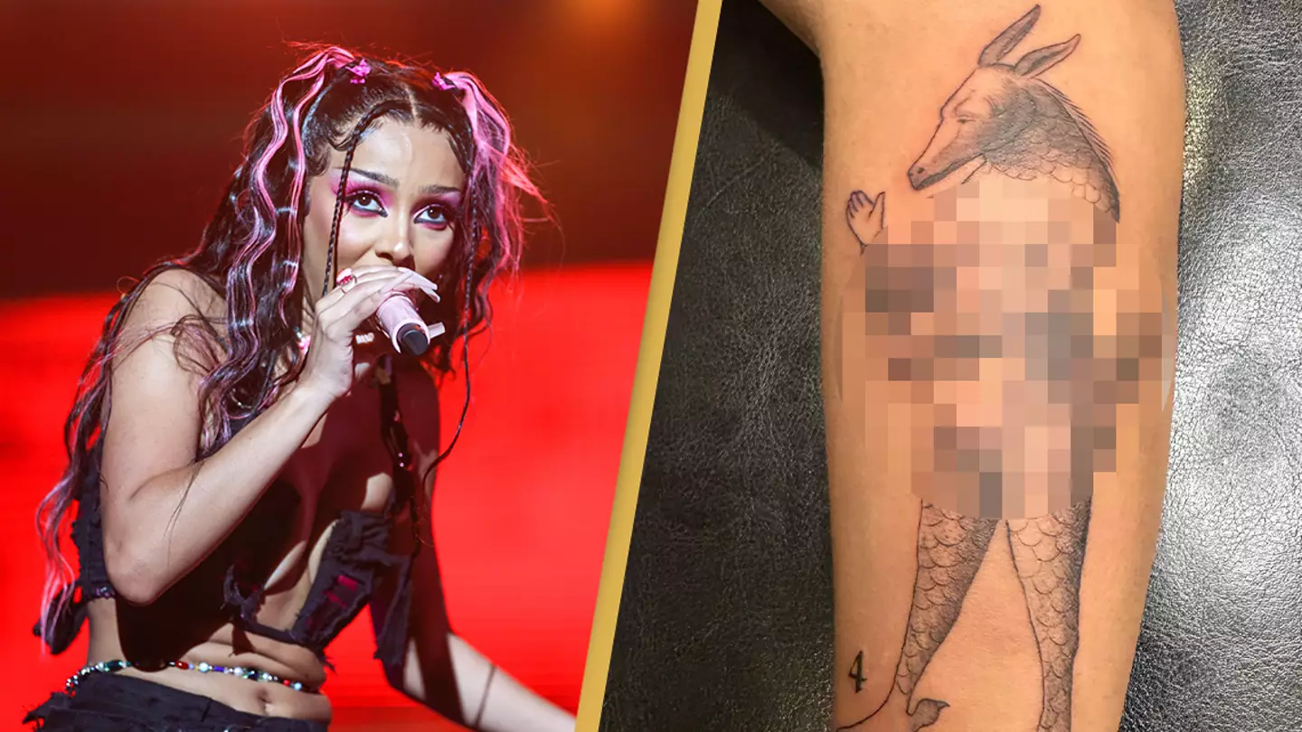 Doja Cat responds to Christians who were furious with her ‘demonic’ new tattoo