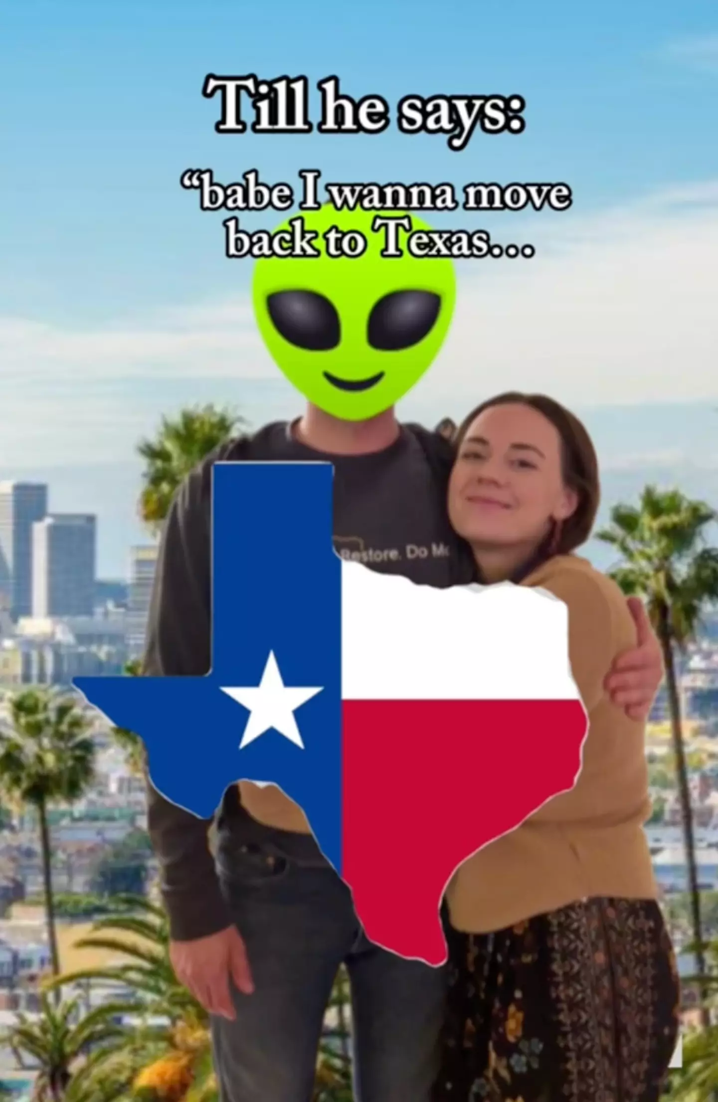 It all started when he said he wanted to move to Texas (TikTok/@spritelynotthesoda)