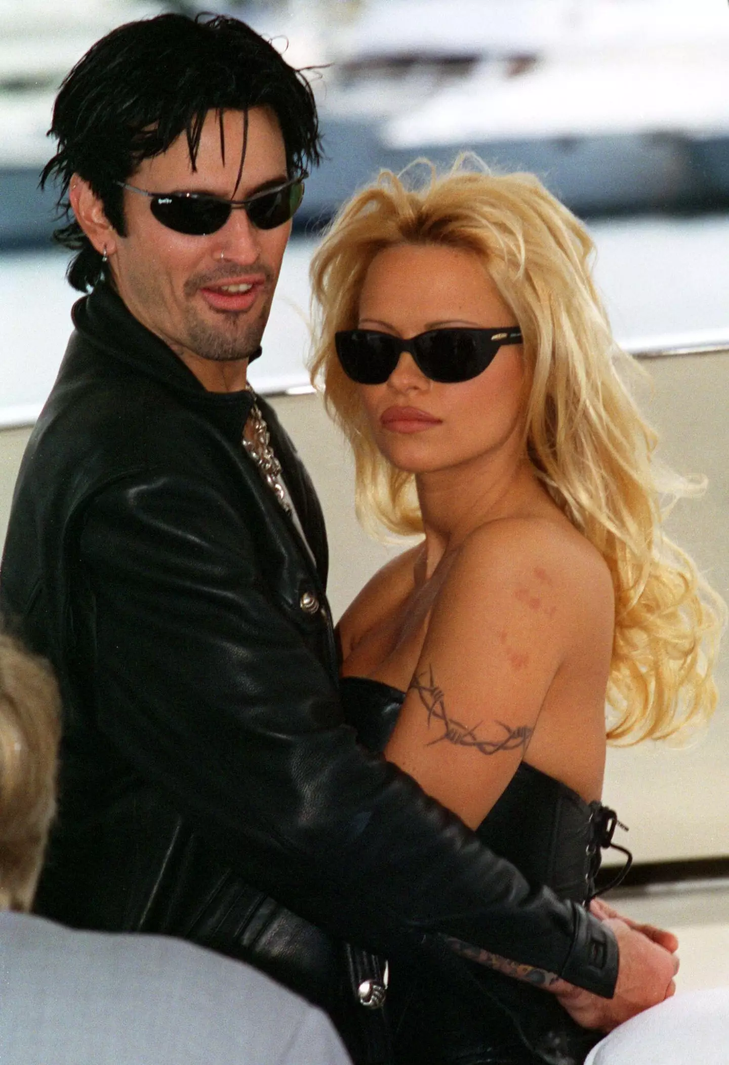 Pamela Anderson and Tommy Lee.