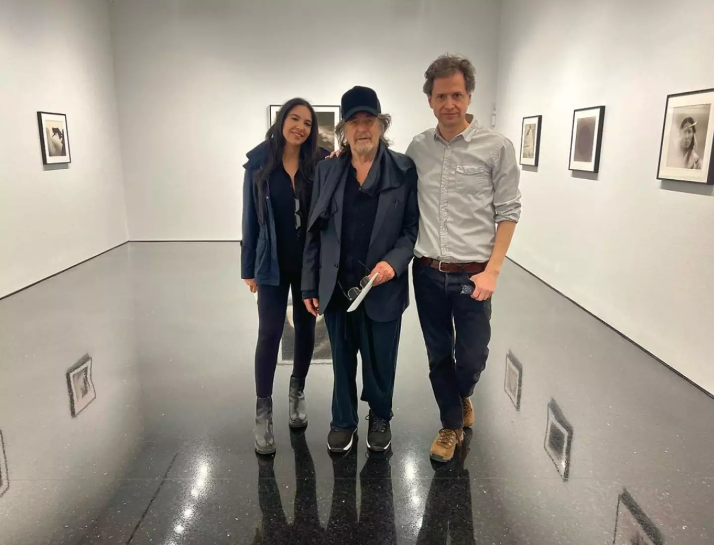 Pacino and Alfallah, credit: Instagram/Noor AlFallah