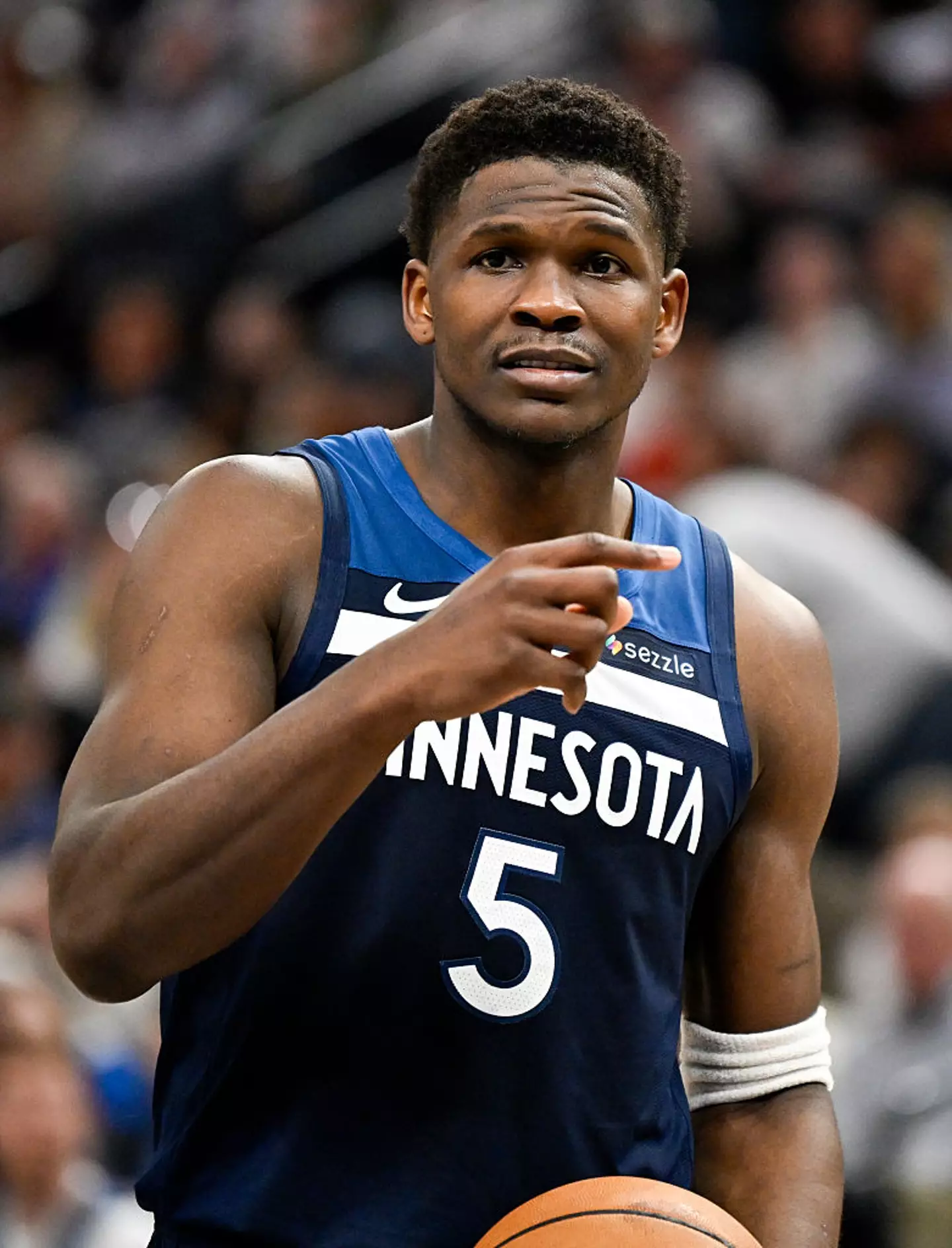 Anthony Edwards has been fined $50,000 by the NBA (Stephen Maturen/Getty Images)