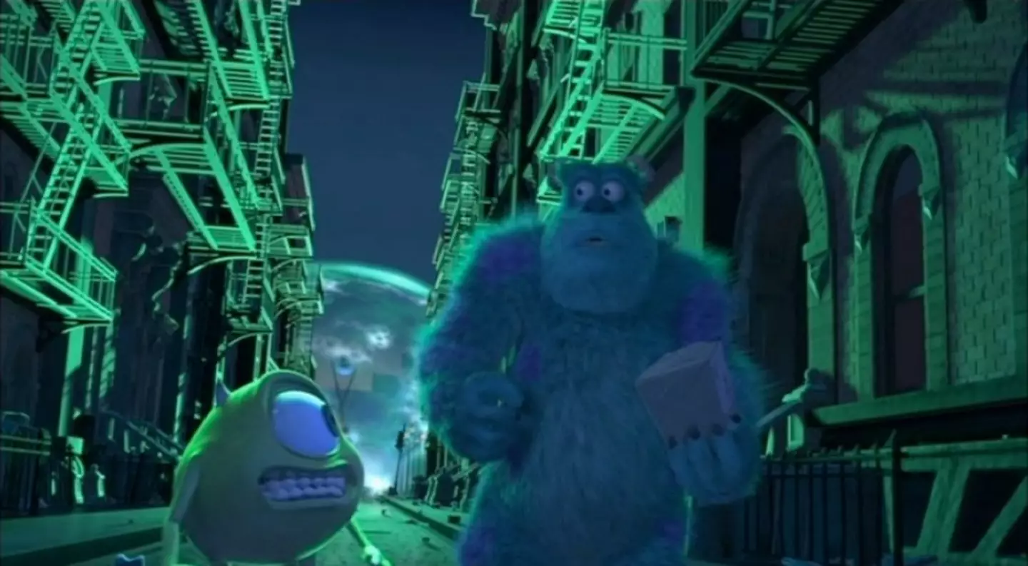 The scene as shown in the final cut.