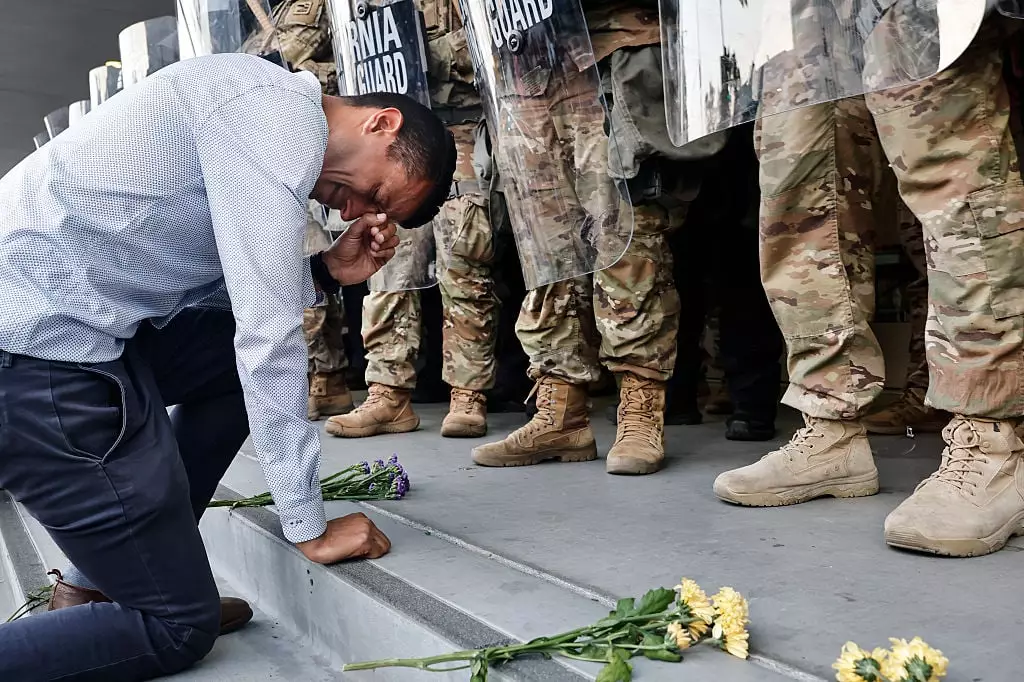 The National Guard has been deployed to LA amid the ongoing ICE protests (Mario Tama/Getty Images)