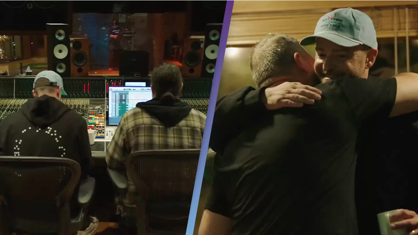 Justin Timberlake shares emotional footage of *NSYNC reuniting in the studio for the first time in 20 years