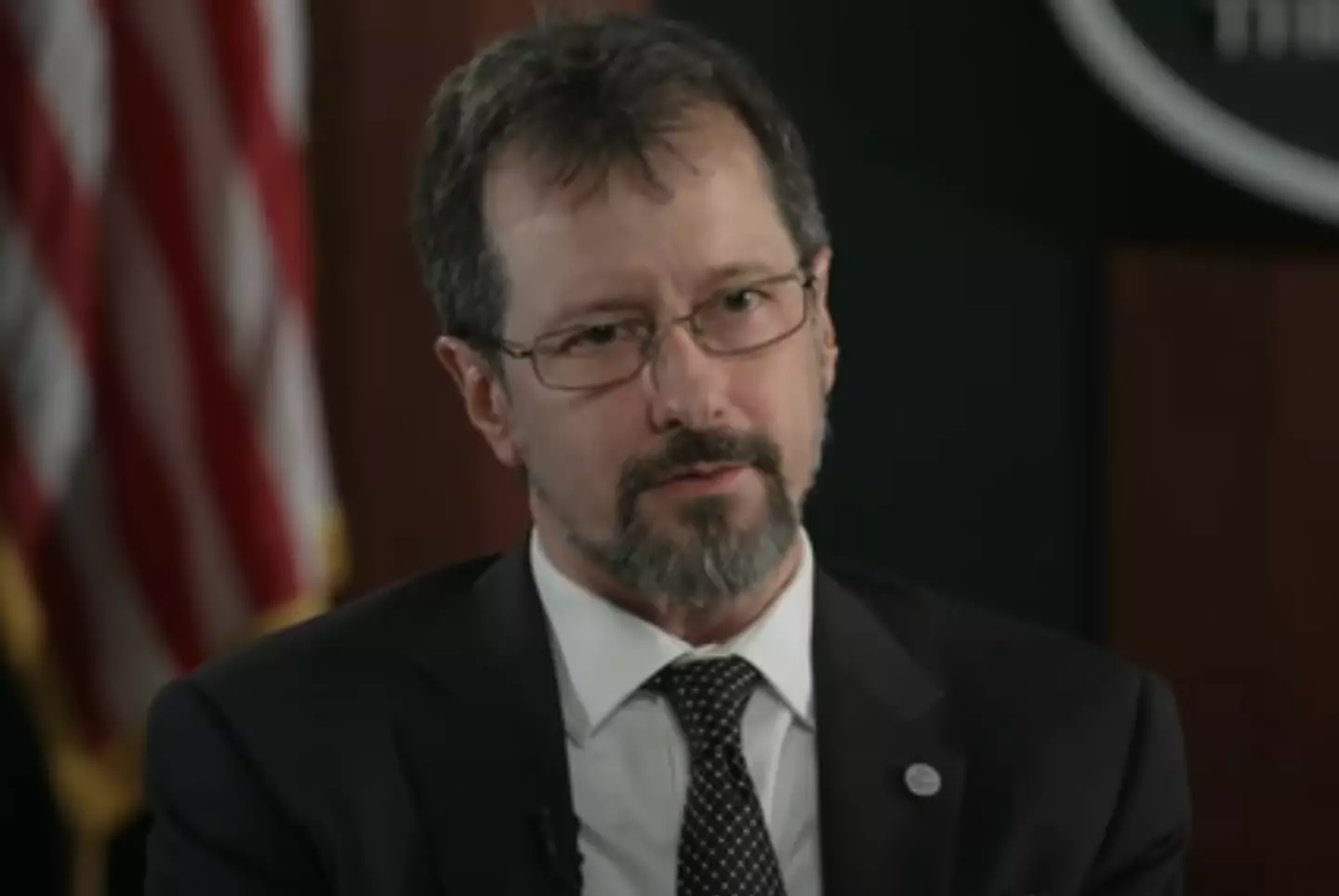 Sean Kirkpatrick is the head of the All-domain Anomaly Resolution Office (Nightline/ABC News)