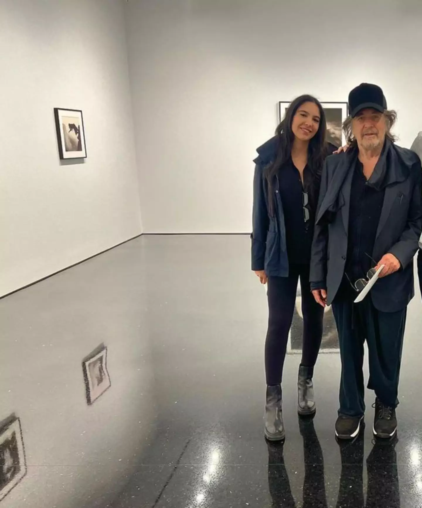 Noor Alfallah with Al Pacino.