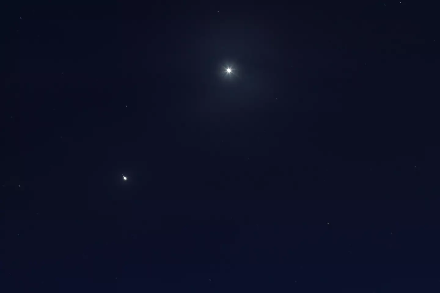 Venus and Jupiter should be visible with the naked eye.