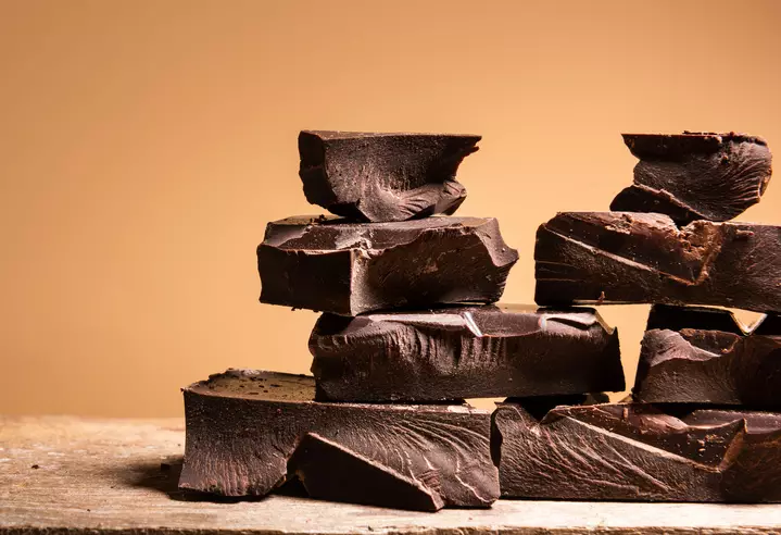 Two to four squares our small squares, of chocolate per week showed the greatest health benefits (Getty Stock Images)