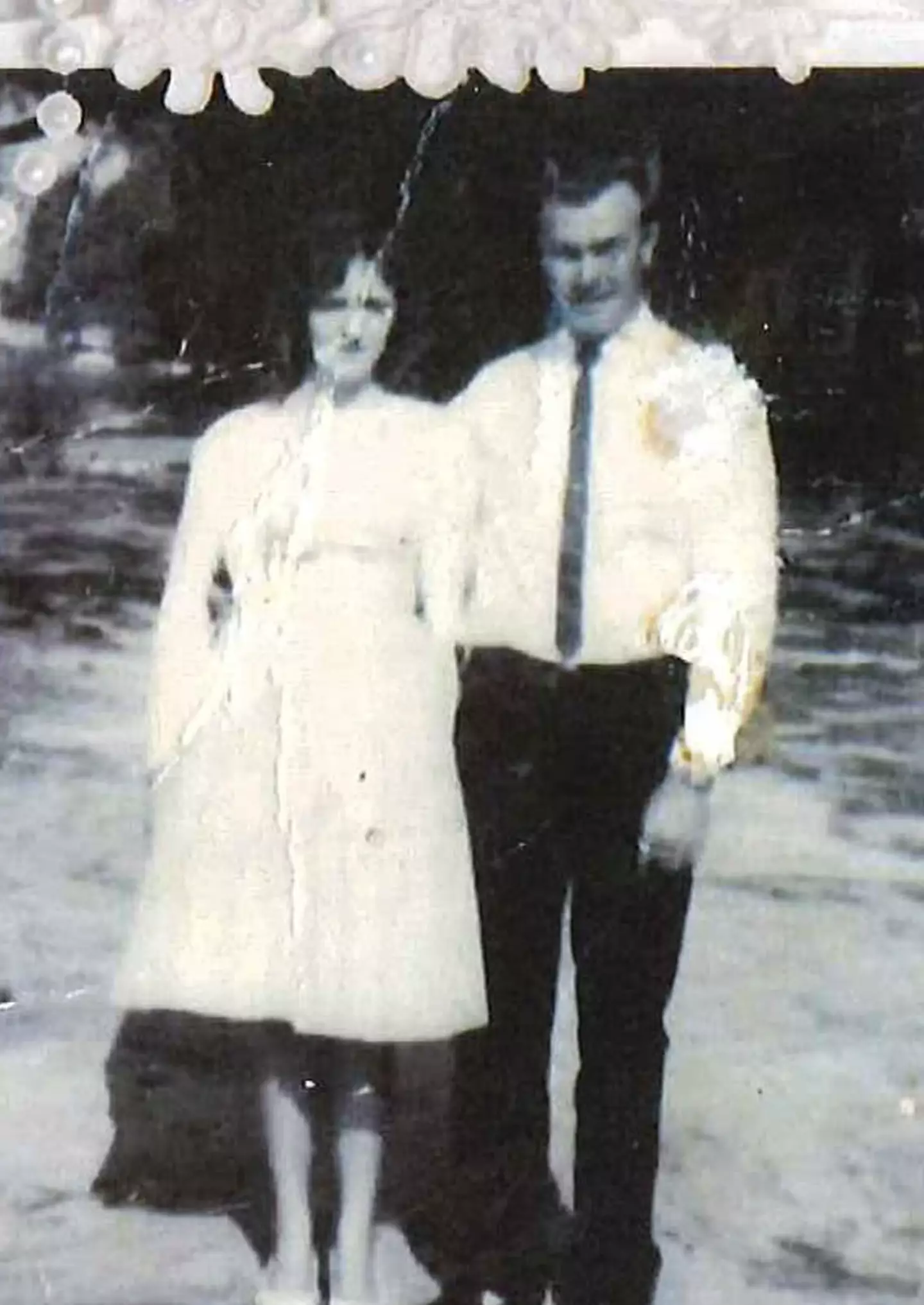 Melvin and Voncile Hill on their wedding day.