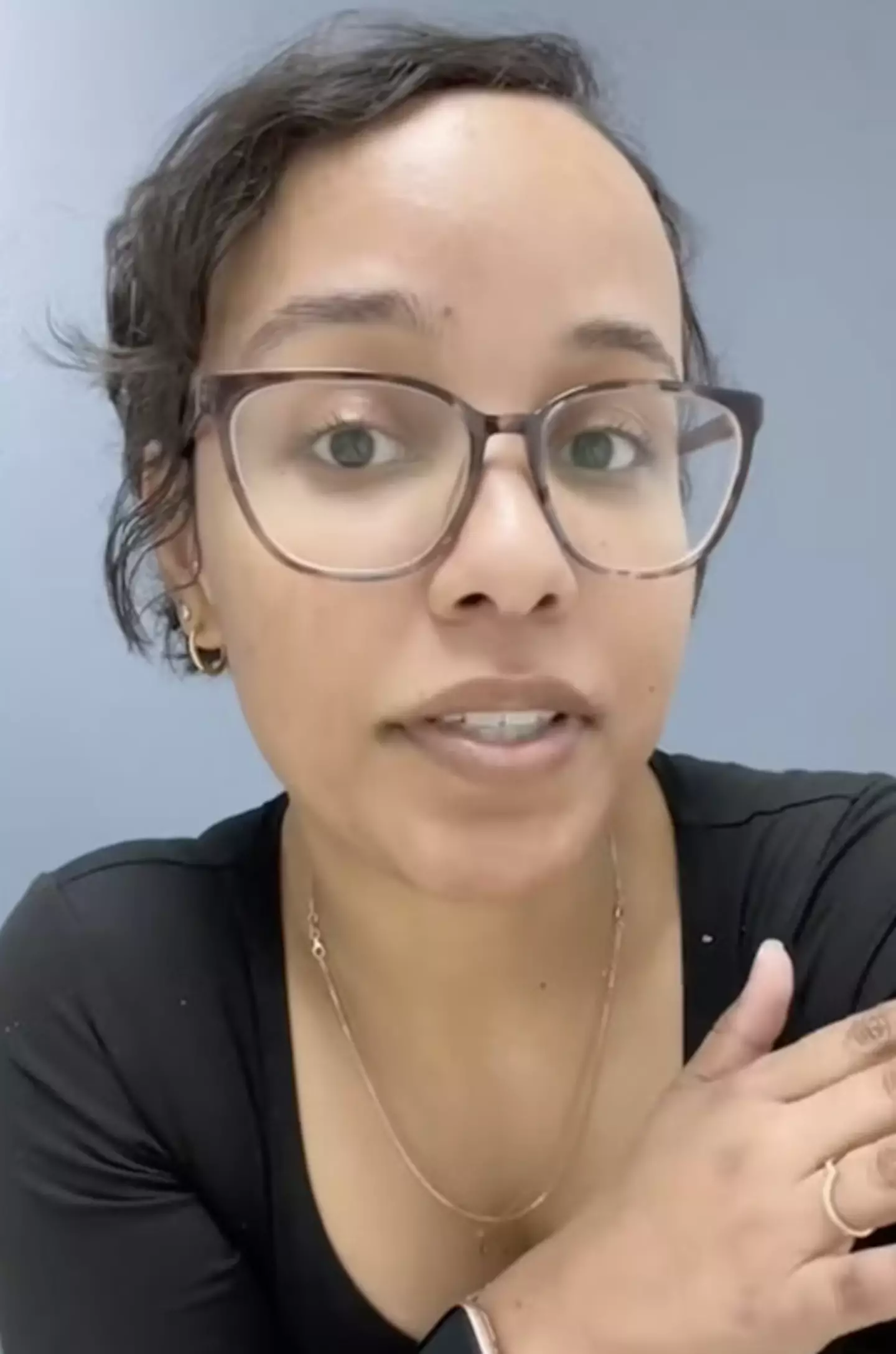 The woman was shocked when she reached the payment page.