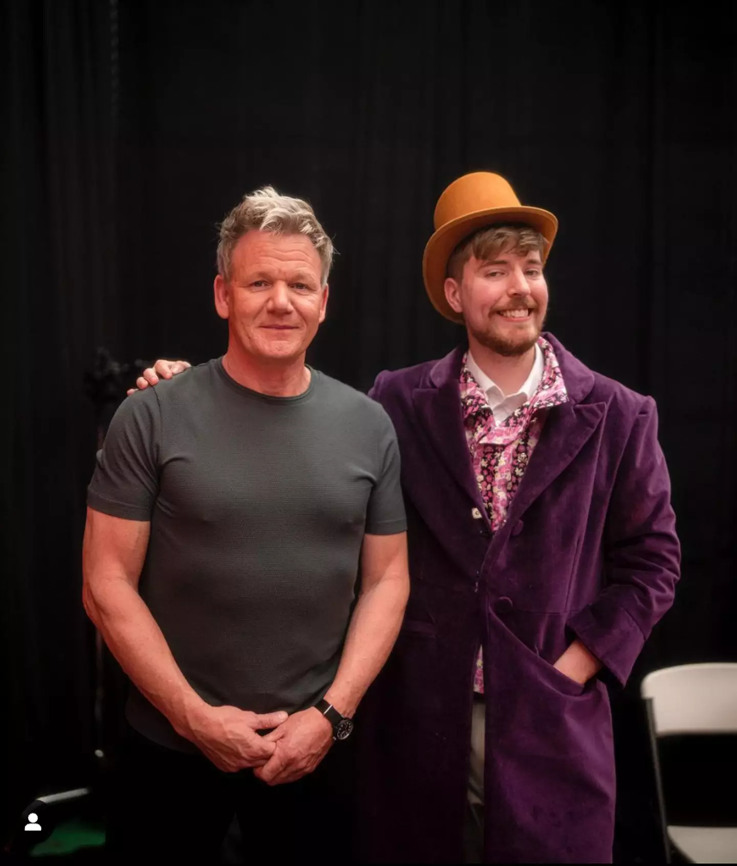 MrBeast with Gordon Ramsay.
