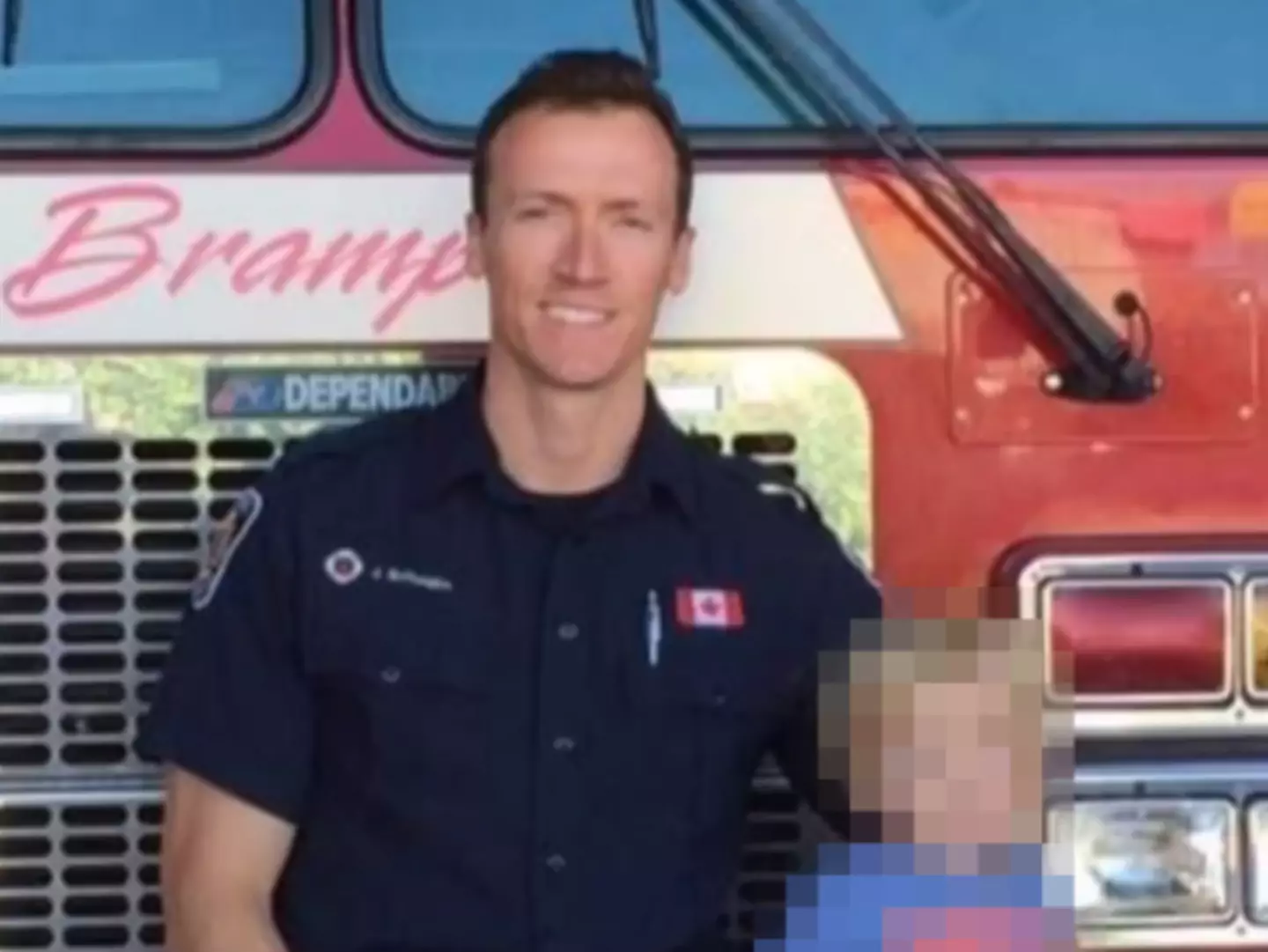 Schwalm was the head of a fire department (Twitter)