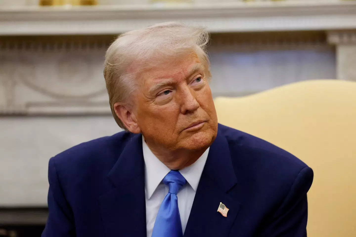 The Trump administration took issue with AP for not calling the Gulf of Mexico by its new name (LUDOVIC MARIN/POOL/AFP via Getty Images)