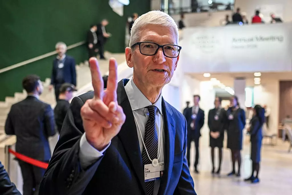 Tim Cook has been criticized for what he said in a leaked internal memo sent to Apple employees (Fabrice COFFRINI / AFP via Getty Images)
