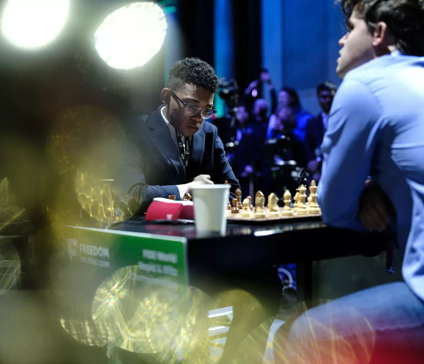 He quit after he was fined for wearing an item of clothing seen here ( Misha Friedman/Getty Images)