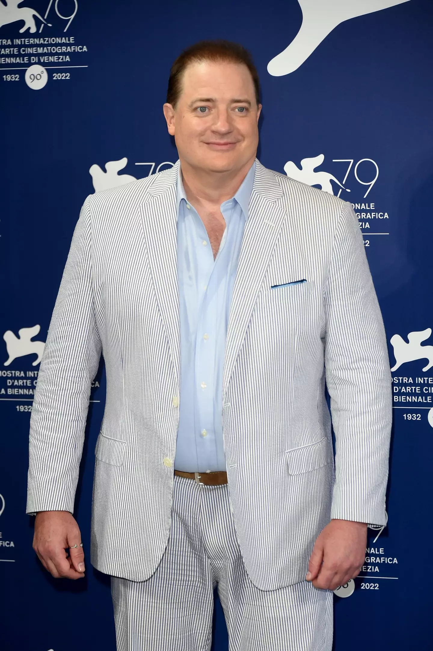 Brendan Fraser pictured at the 79th Venice Film Festival.
