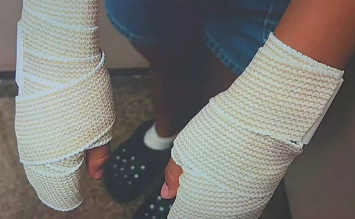 Students were left with burns on their hands (YouTube/ Everything Lubbock)