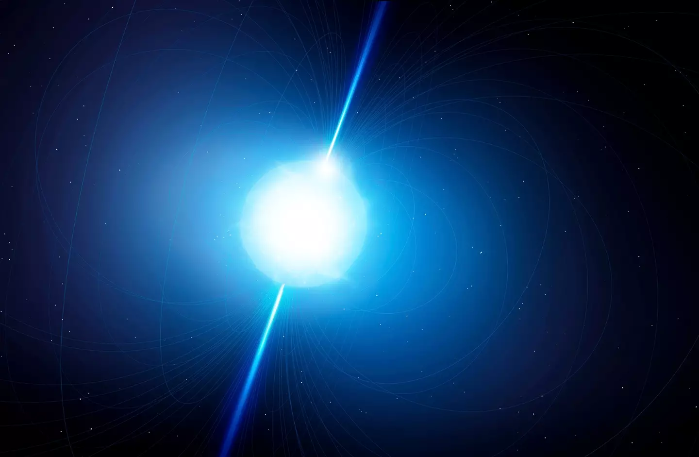 A spinning neutron star (Getty Stock Images/ Mark Garlick/ Science Photo Library)