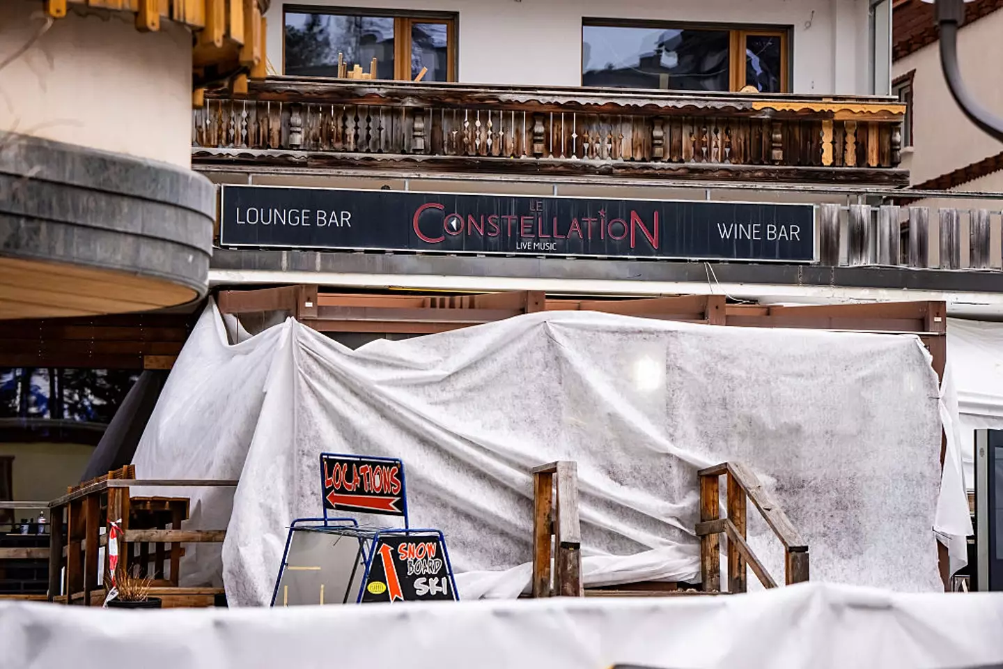 The fire broke out on New Year's Eve (MAXIME SCHMID / AFP via Getty Images)