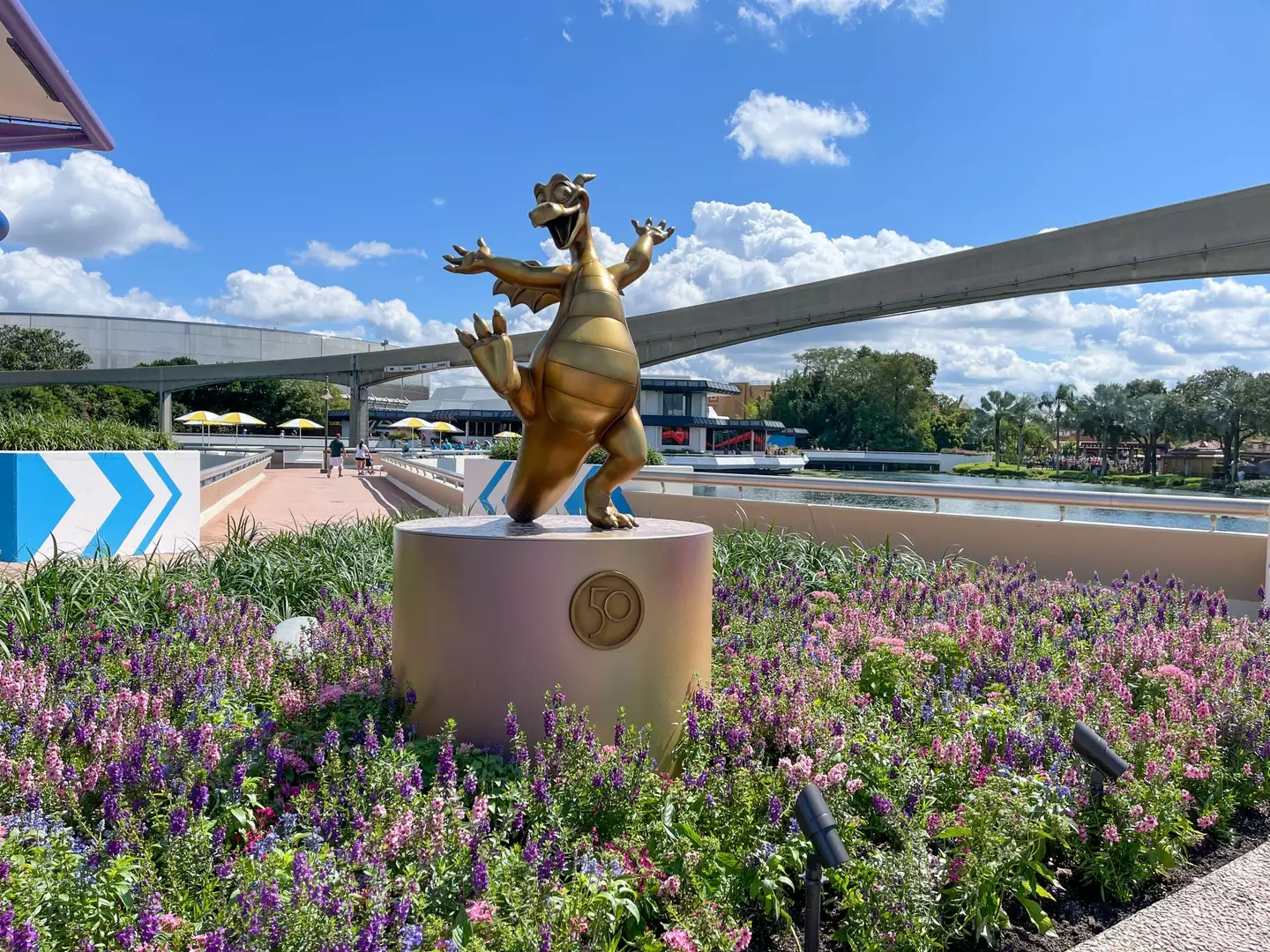 Figment is a mascot at Disney's Epcot.