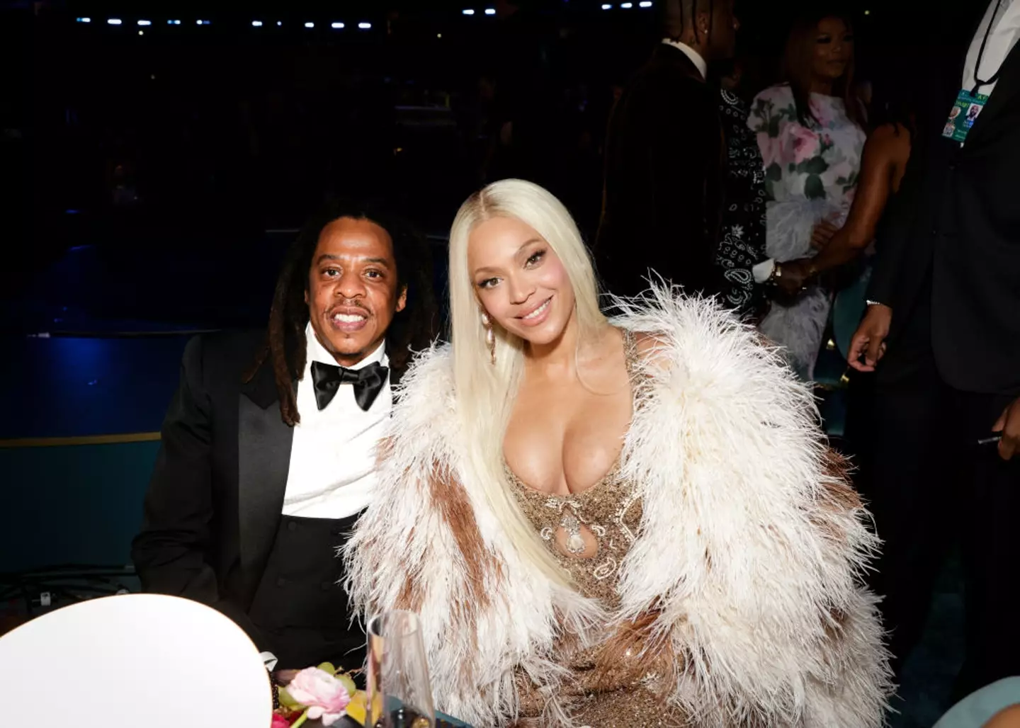 Jay-Z and wife Beyoncé at the Grammys last month (Francis Specker/CBS via Getty Images)