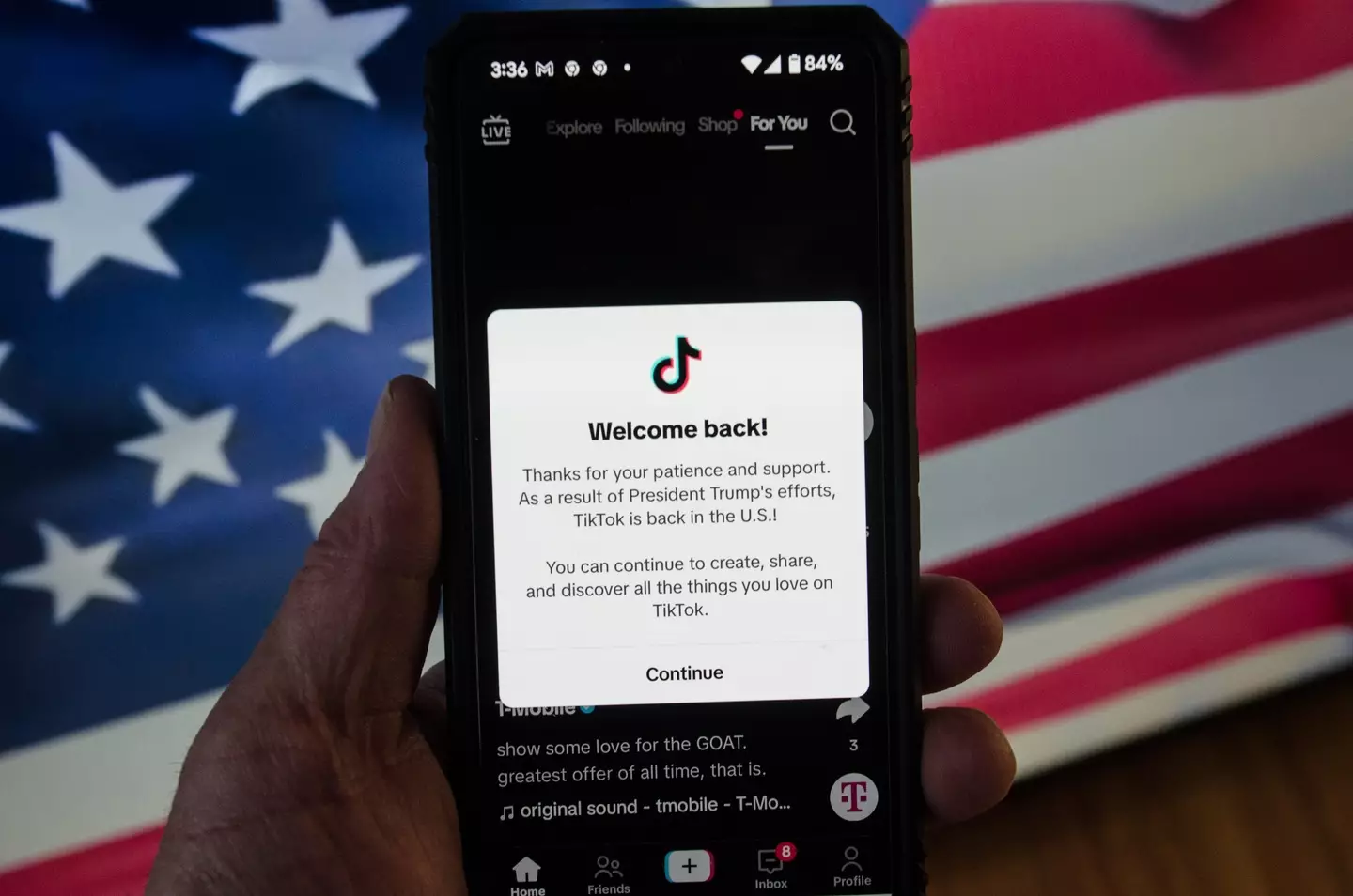 Trump has paused the TikTok ban (Jacek Boczarski/Anadolu via Getty Images)