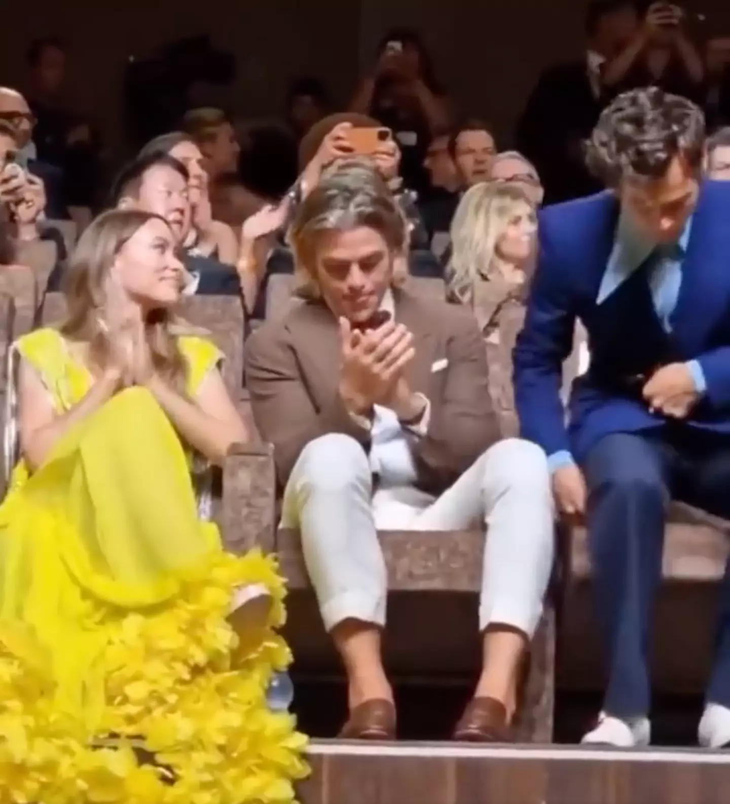 Yeah, no, of course Harry didn't spit on Chris Pine. I knew that.