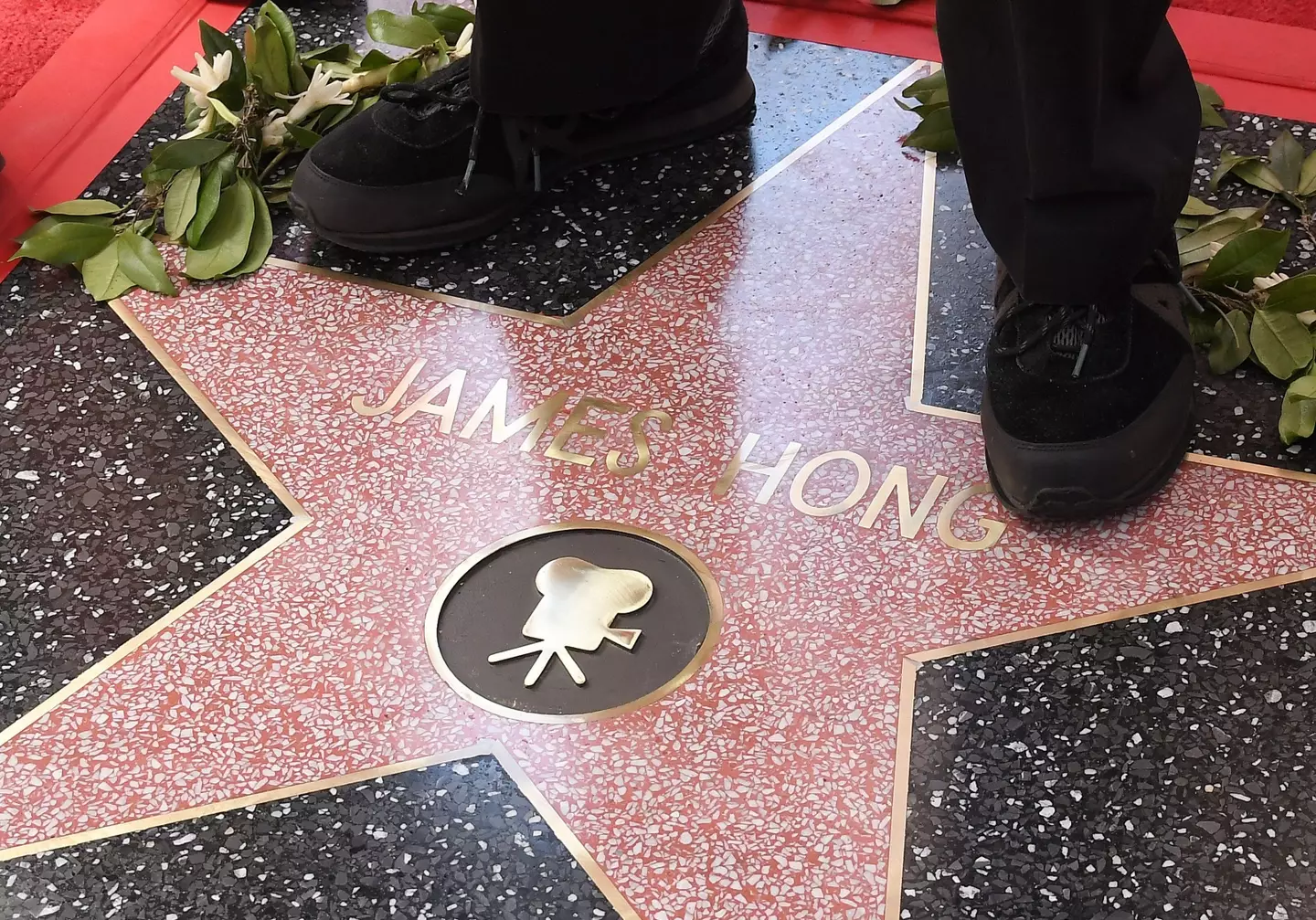 Hong's star now sits alongside the others on Hollywood Boulevard.