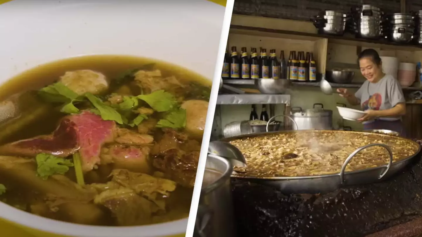 Restaurant has been continuously cooking and serving from the same pot of soup for over 45 years