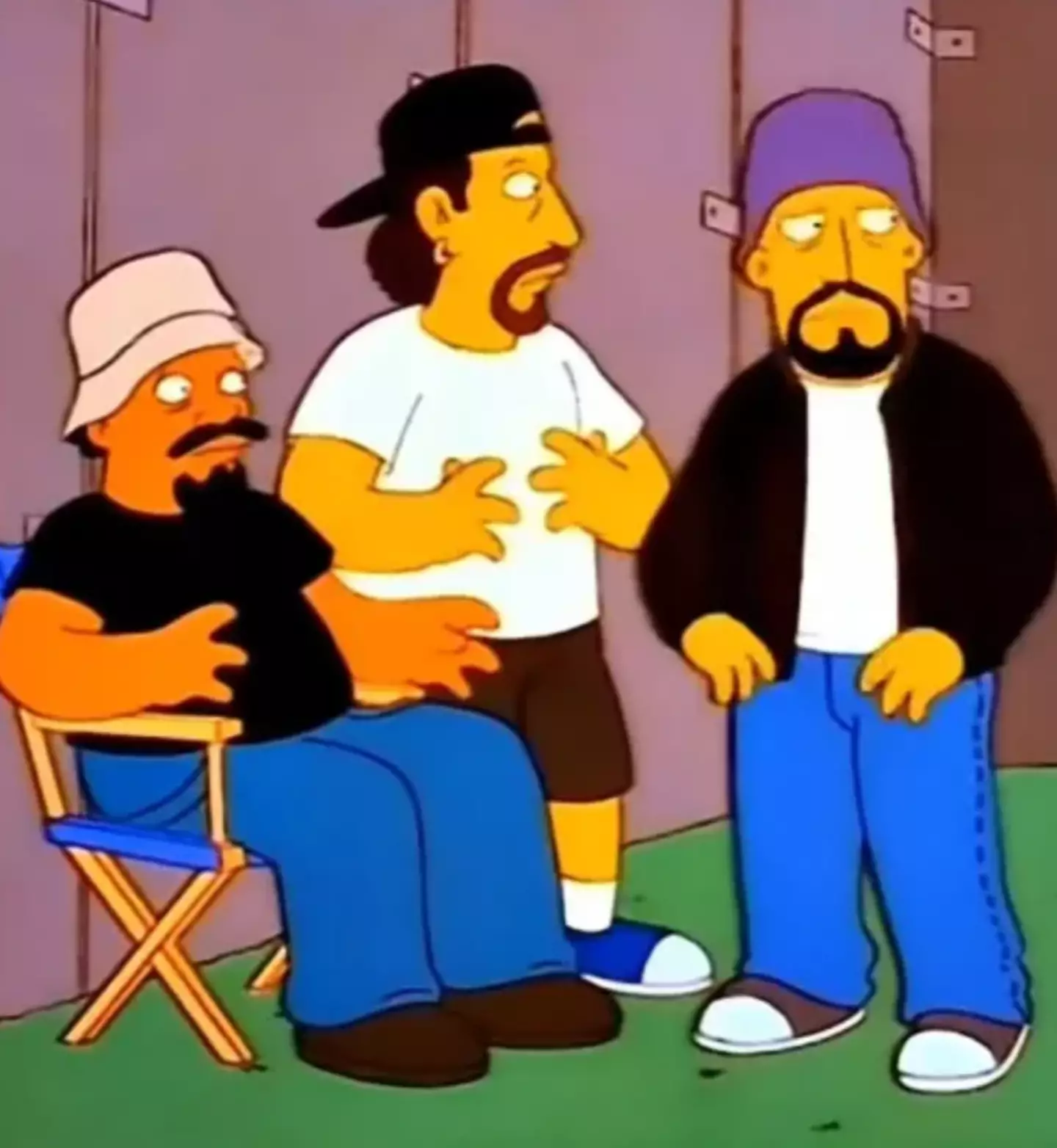 Cypress Hill featured in the 'Homerpalooza' episode, which first aired in 1996.