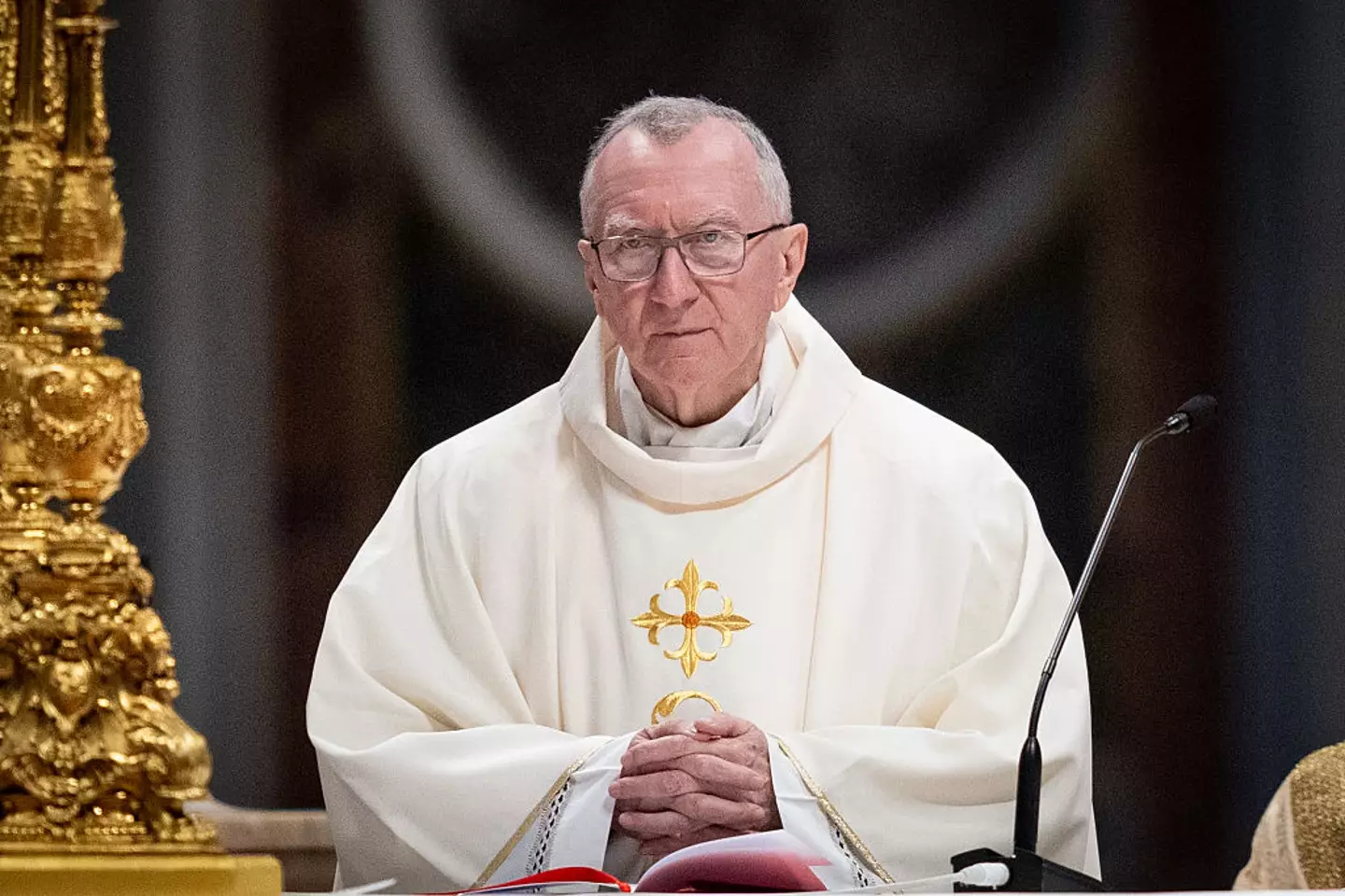 Italy's Pietro Parolin is one of the favorites for the job (Getty Images / Stefano Costantino/SOPA Images/LightRocket)