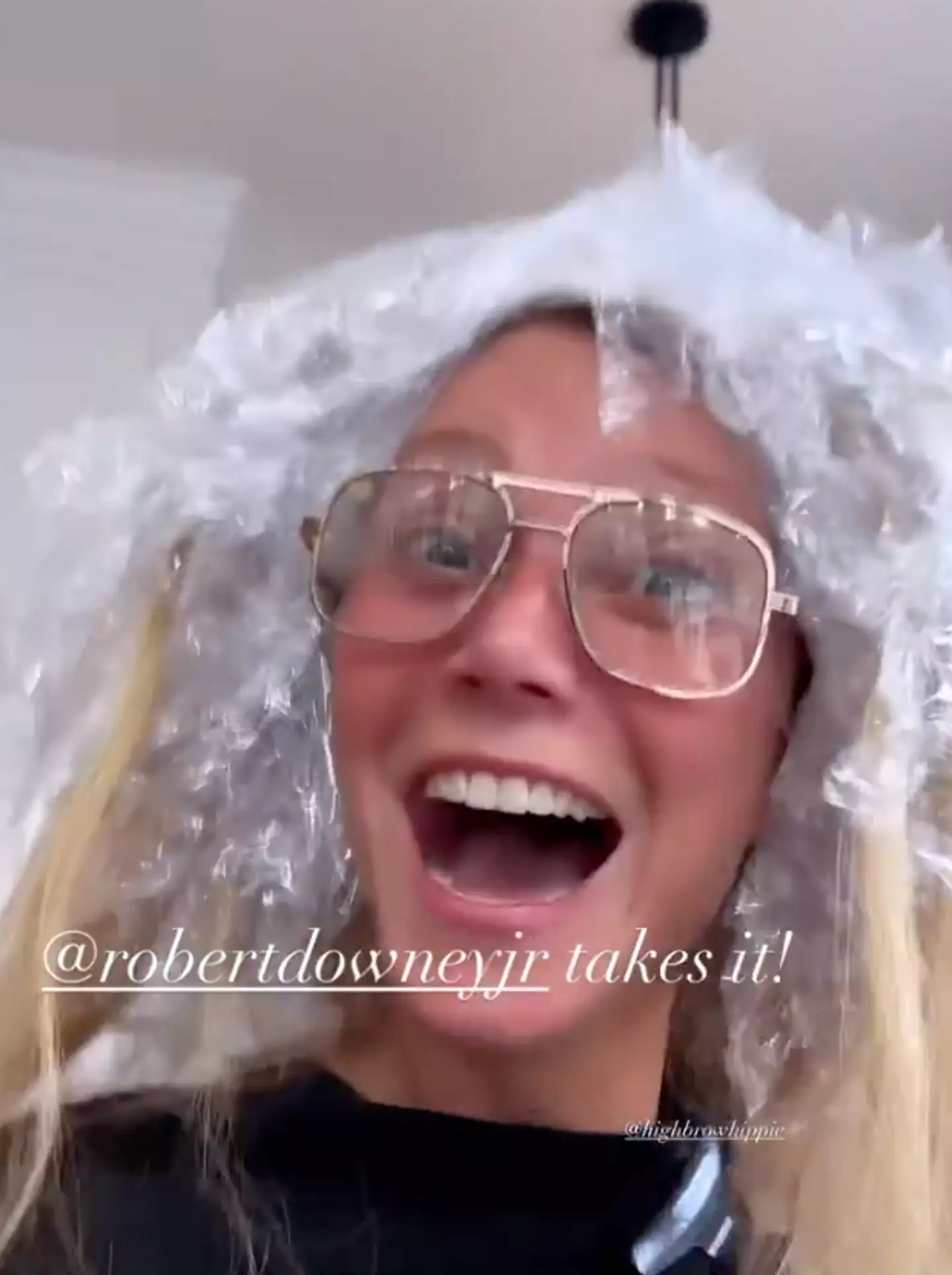 She was certainly overjoyed.