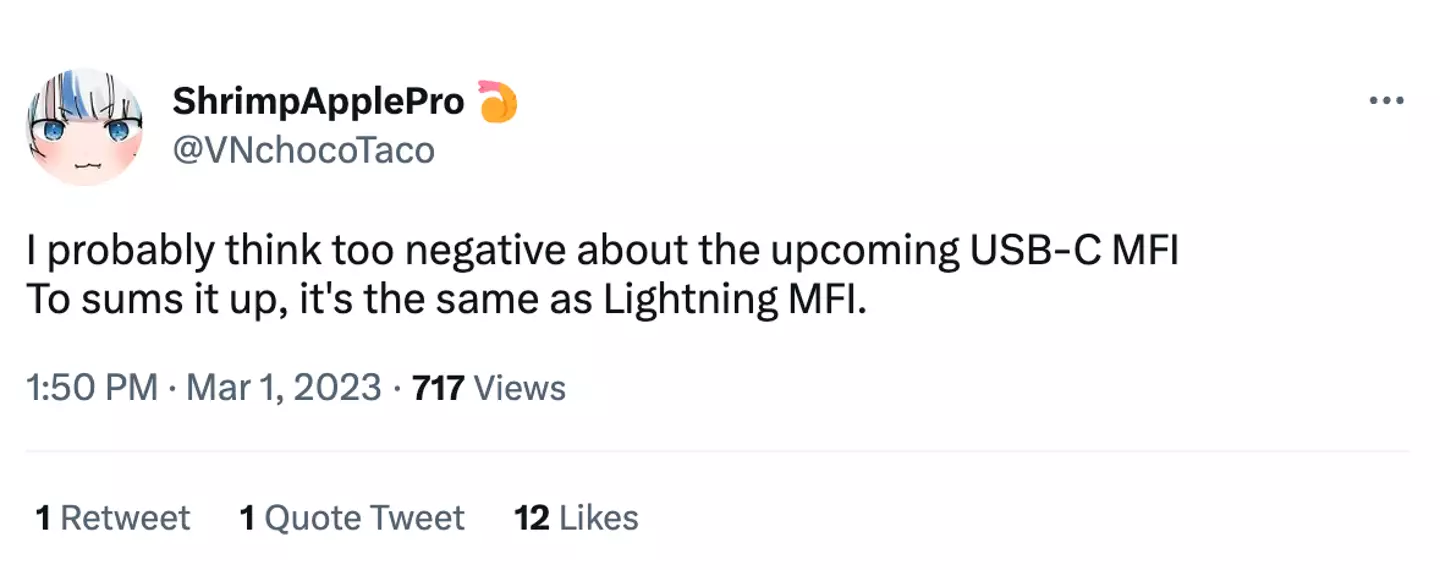 The leaker also revealed they were 'too negative' about the new iPhone rule.