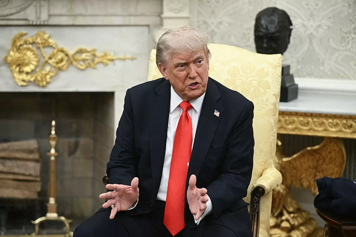 Trump isn't exactly pally with the climate activist ( BRENDAN SMIALOWSKI/AFP via Getty Images)