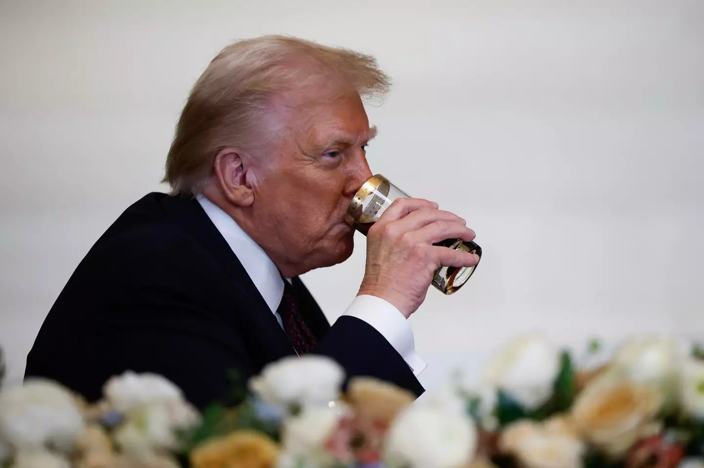 Donald Trump is known to love Diet Coke (Photo by Kevin Dietsch/Getty Images)