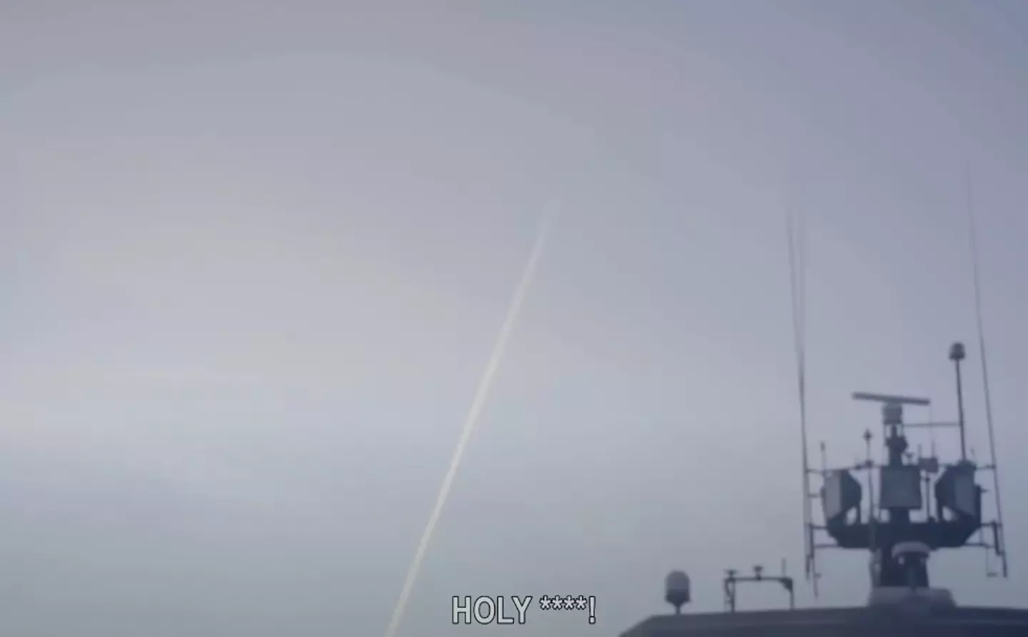 “It’s coming right for us, captain!” a deckhand said.