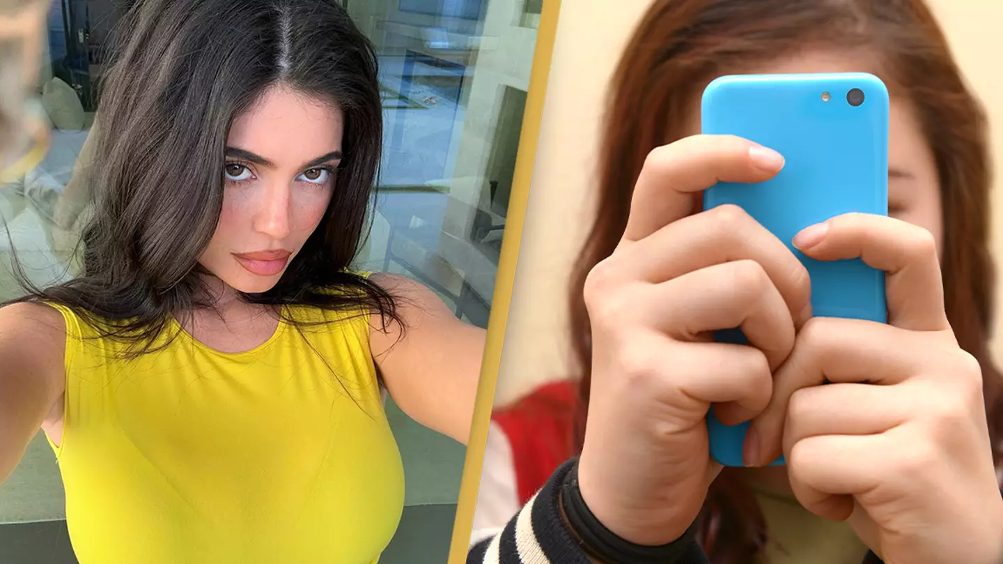 Kylie Jenner is worried at all the young girls photoshopping photos to make themselves look perfect