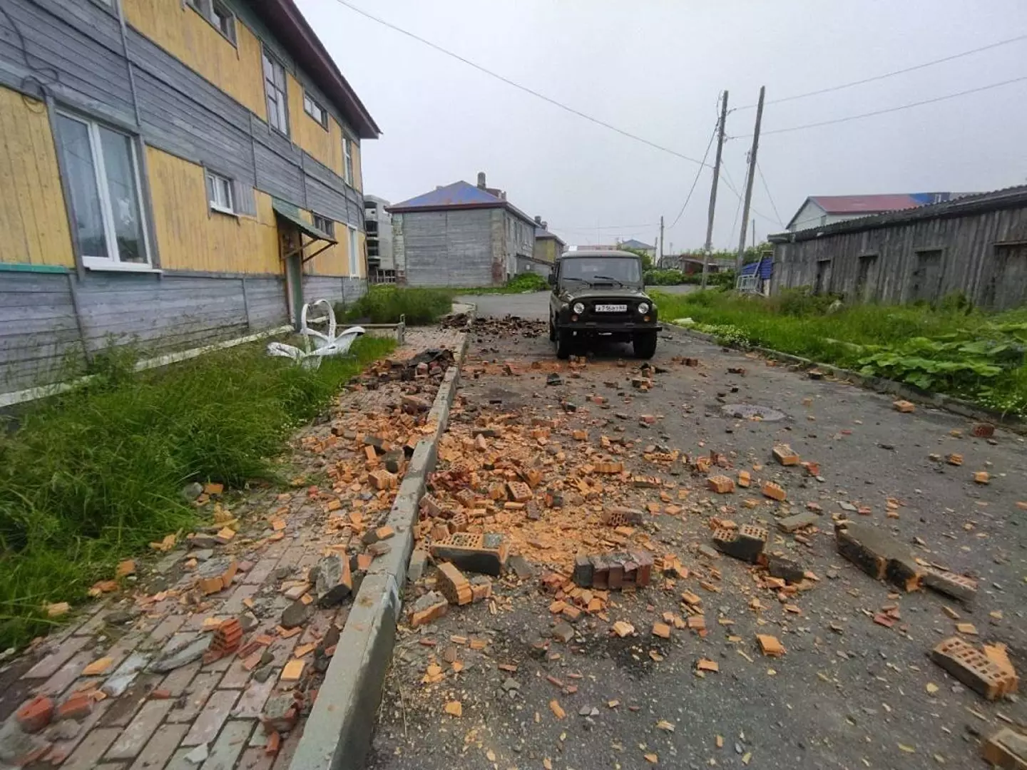The 8.8 magnitude earthquake has caused damage in Russia (KBGSRAS / S. Lakamov/Anadolu via Getty Images)