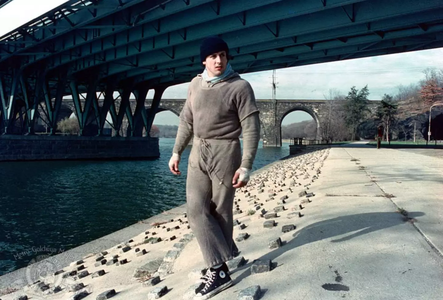 Sylvester Stallone in Rocky (1976).