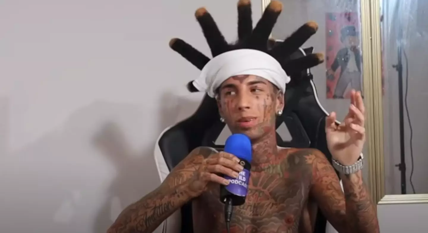 Kodiyakredd said he admitted he had some regret for the video (The Wild Podcast/YouTube)